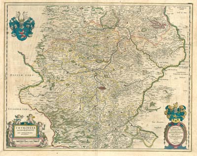 Blaeu_1645_-_Thuringia_Land Blaeu 1645 - Thuringia_Land